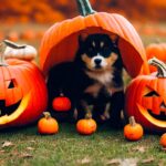 Halloween 2023: Dog and Pumpkin